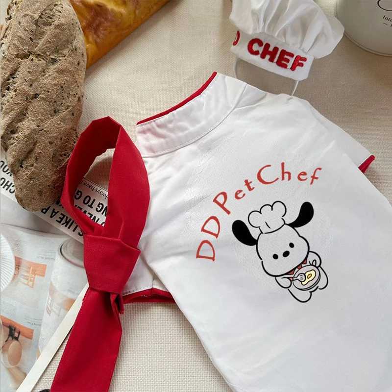 Dog Clothing Pet Role-playing Chefs Outfit Set Puppy Transformation Costume Bulldog Maltese Small Medium-sized Dogs Clothes XJ250813