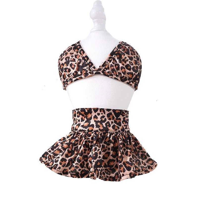 Summer Cut Pet Clothing Puppy Bikini Set Designer Leopard Print Swimsuit Dogs Beach Vacation Clothes Cat Swimwear Dog Costume XJ250813
