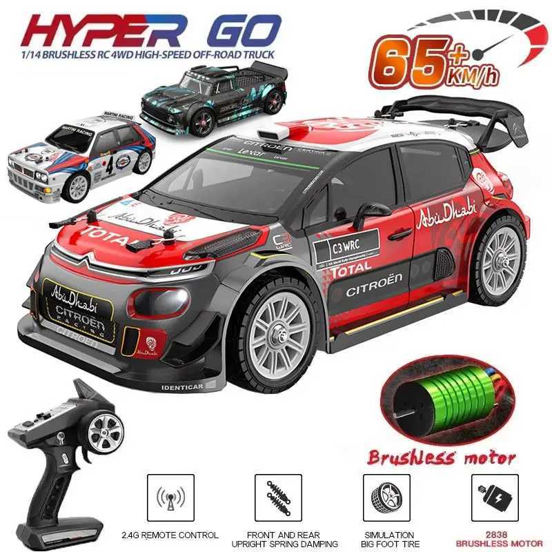 Hyper Go MJX 14303 14302 14301 1/14 4WD RC Car 65km/h Brushless 2.4G Remote Control Car Off-road High Speed RC Truck Toy Z250813