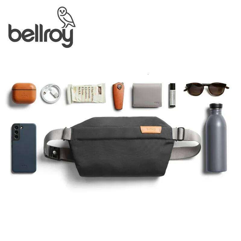 Bellroy Travel Sling Mini 4L Men's and Women's Waist Chest Commuting Casual Crossbody Shoulder Bag