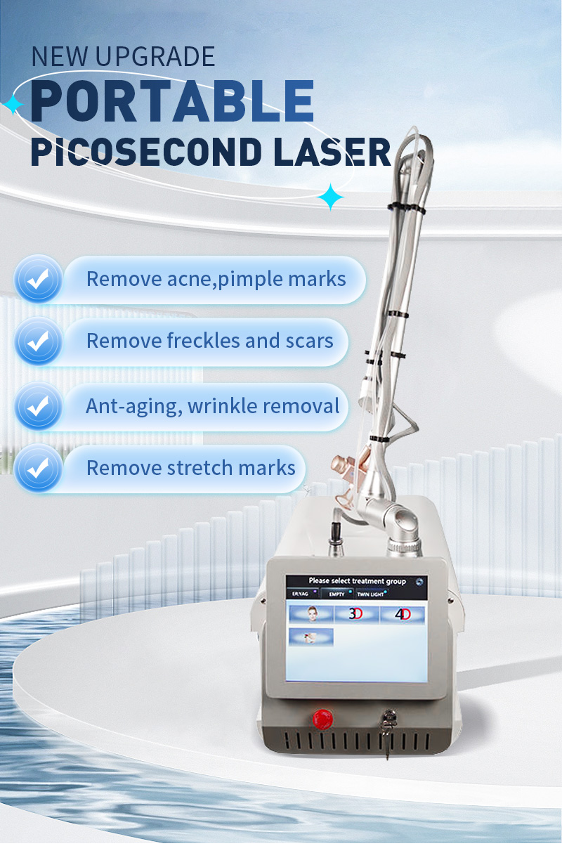 Professional Fractional Laser Machine Portable Co2 Carbon Peel Device 4D Fotona Skin Gestational Mark Treatment Device Salon