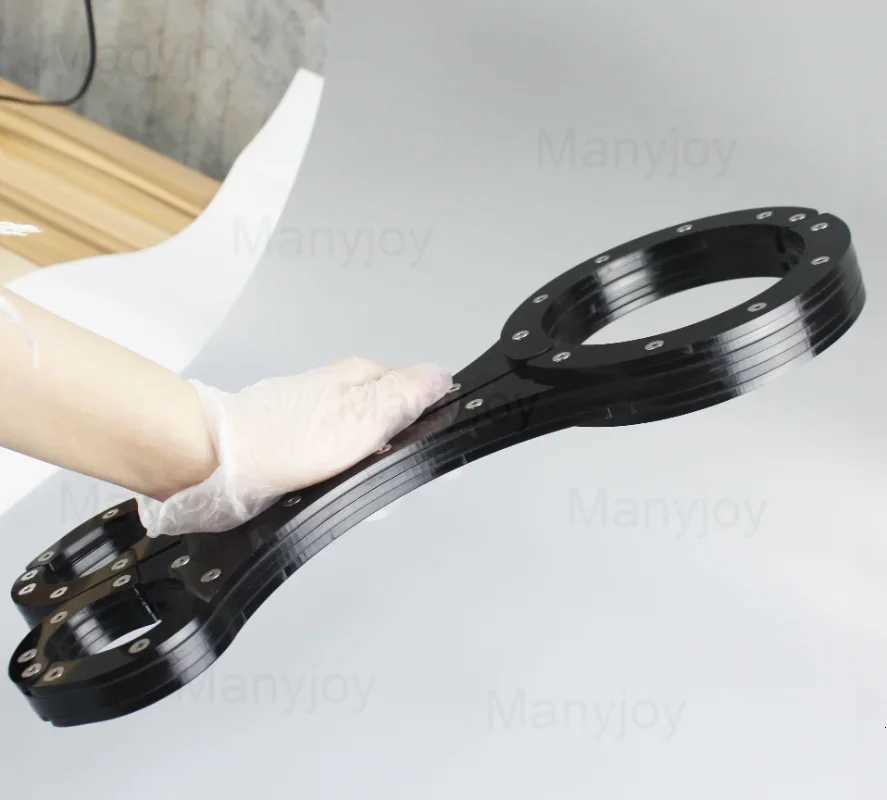 Crystal Wrist Oval Handcuffs Pillory Neck Collar Cangue Slave Thumbcuffs Finger Lock Restraints BDSM Bondage Yoke Adult Sex ToysXJ250813