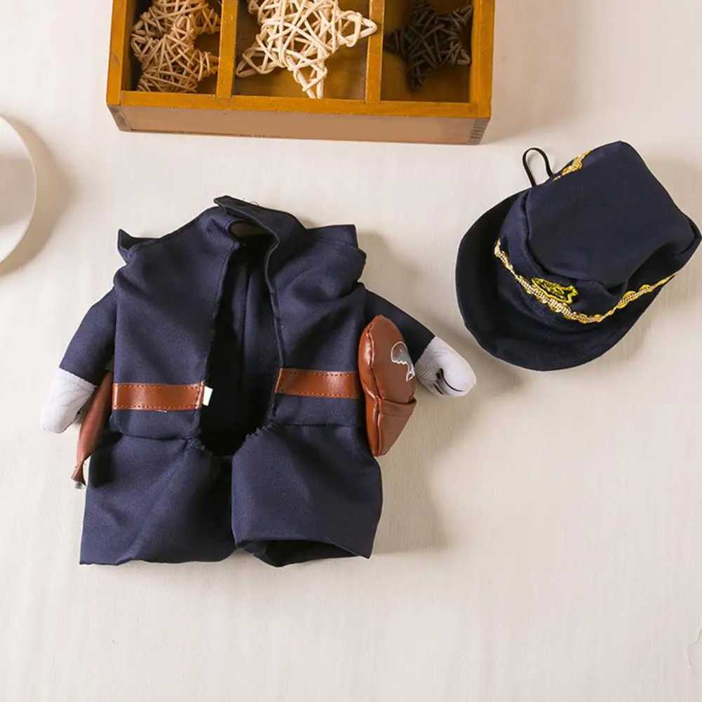 Pet Transformation Costume Cute Pet Costume Funny Dog Costume Set for Halloween Christmas Parties Comical Police Set XJ250813