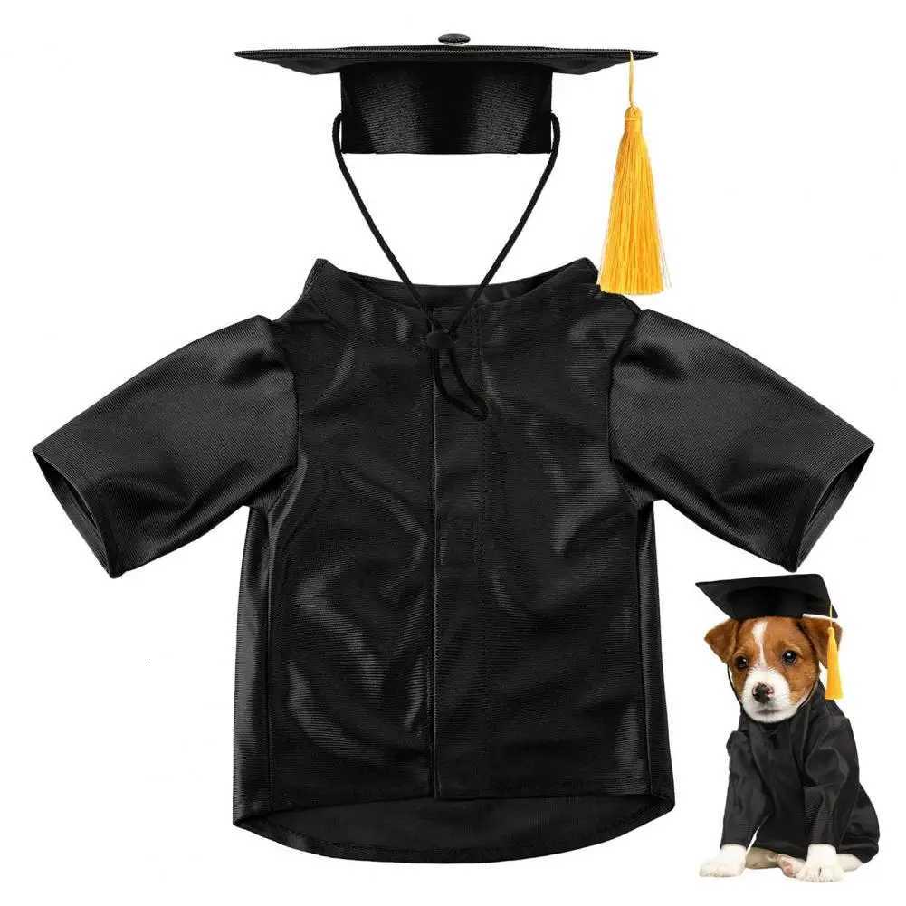 Dog Graduation Gown Pet Graduation Costume Set for Dogs Cats 2025 Cap Gown with Tassel Washable Holiday for Graduation for Pets XJ250813
