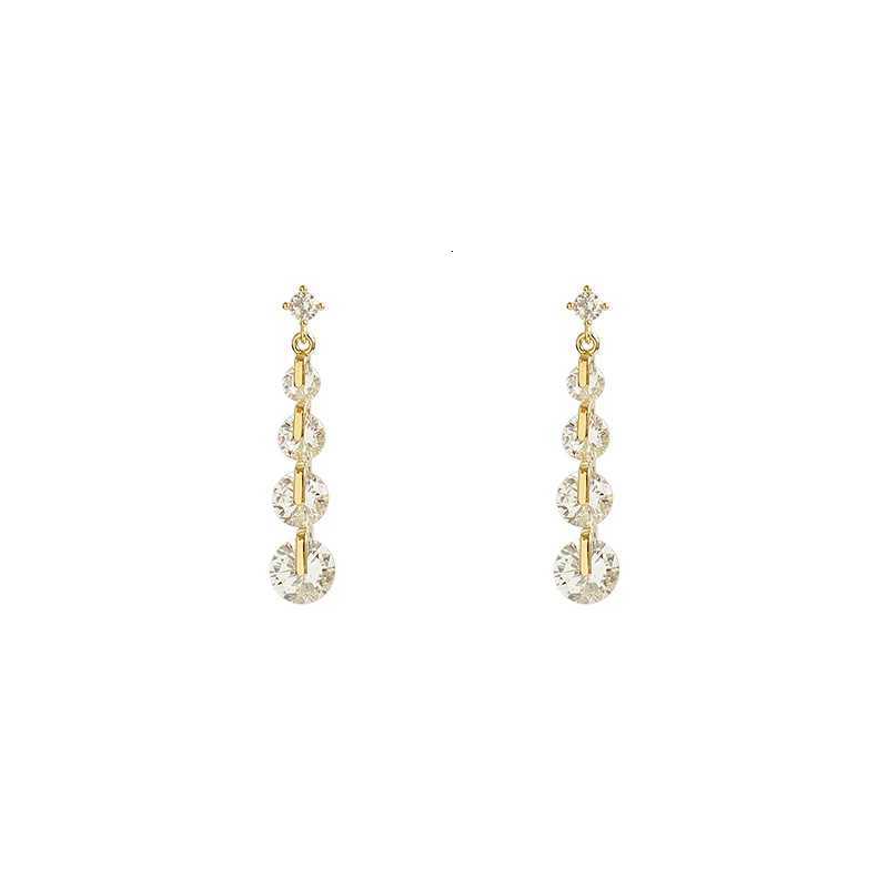 Fashion and high-level crystal Zircon Earrings party focus earrings give gifts to friends everyday wear trendy womens Earrings Y250812