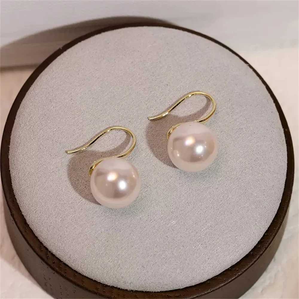 French Vintage Pearl Earrings For Women Luxe Round Imitation Pearls Earrings Fashion Party Ladies Jewelry Drop Shipping Y250812