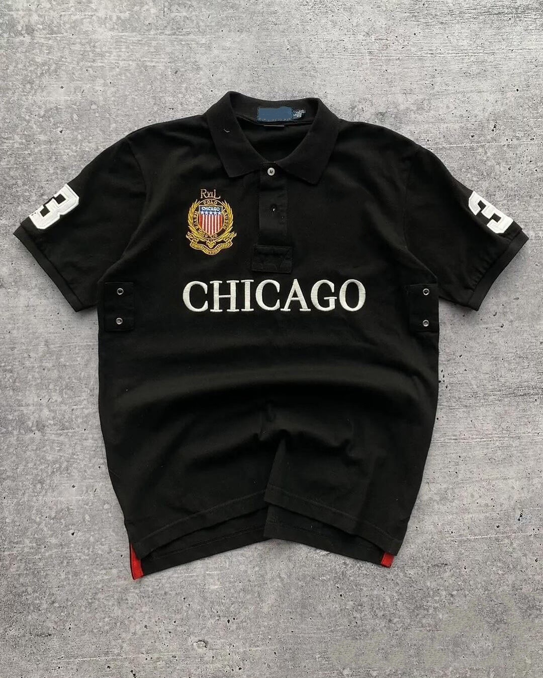 New Lapel Short Sleeve Men's Casual Shirt Embroidered Bear T-shirt British Business Sports Pure Cotton