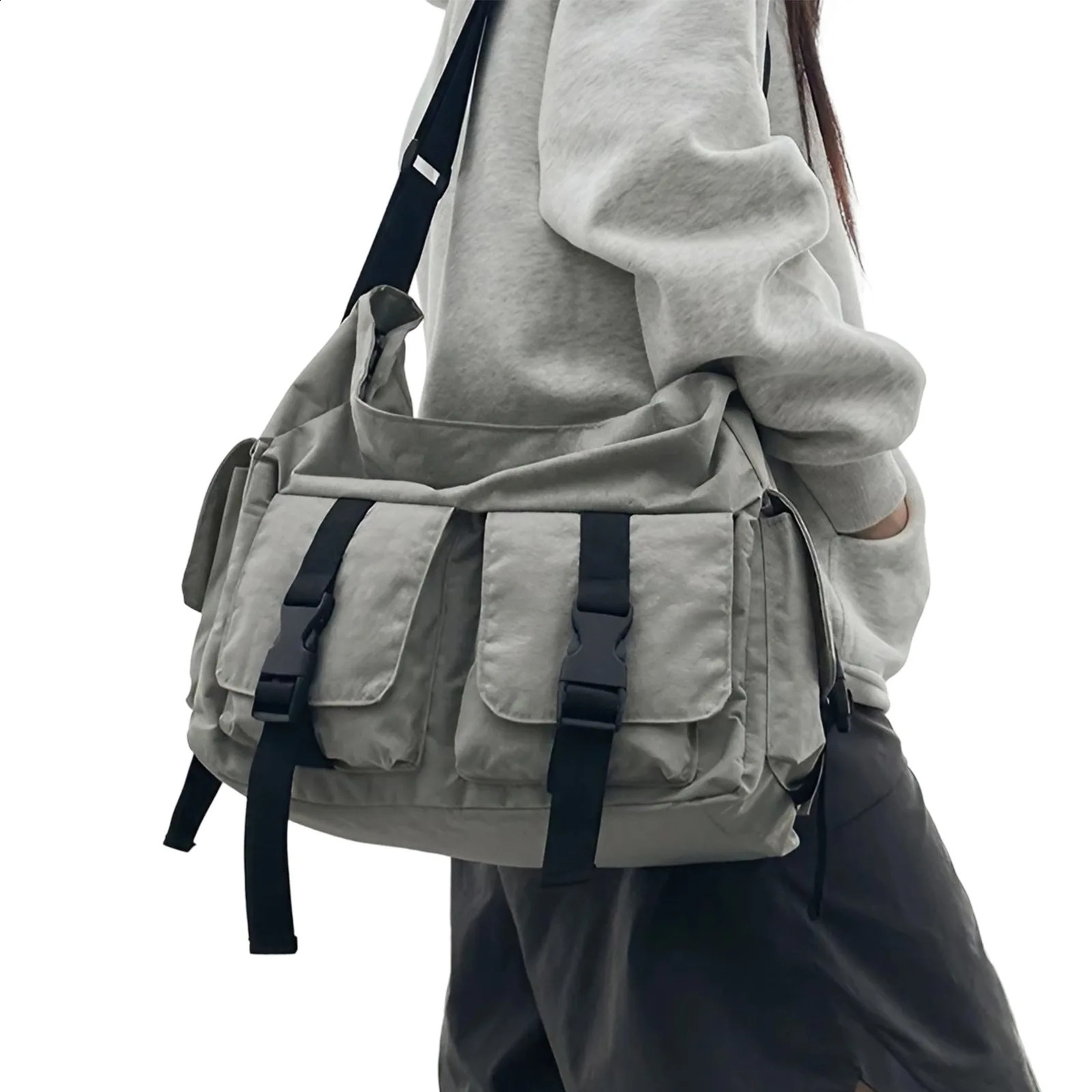 Fashion Workwear Messenger Bag Lightweight Compact Crossbody Shoulder Bag For Students Commuting Leisure Daily Use 250809