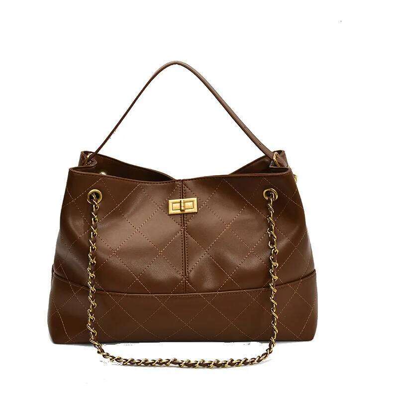 Designer Luxury New Arrival Tote Quilted Chain Shoulder Bag Women Spacious Everyday Crossbody For Work Commute
