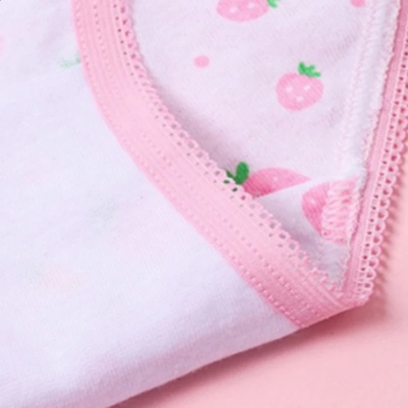 12pcs Lot Baby Girls Briefs Cartoon Underwears Children Panties Short Underpants Kids for 112 Years 250812