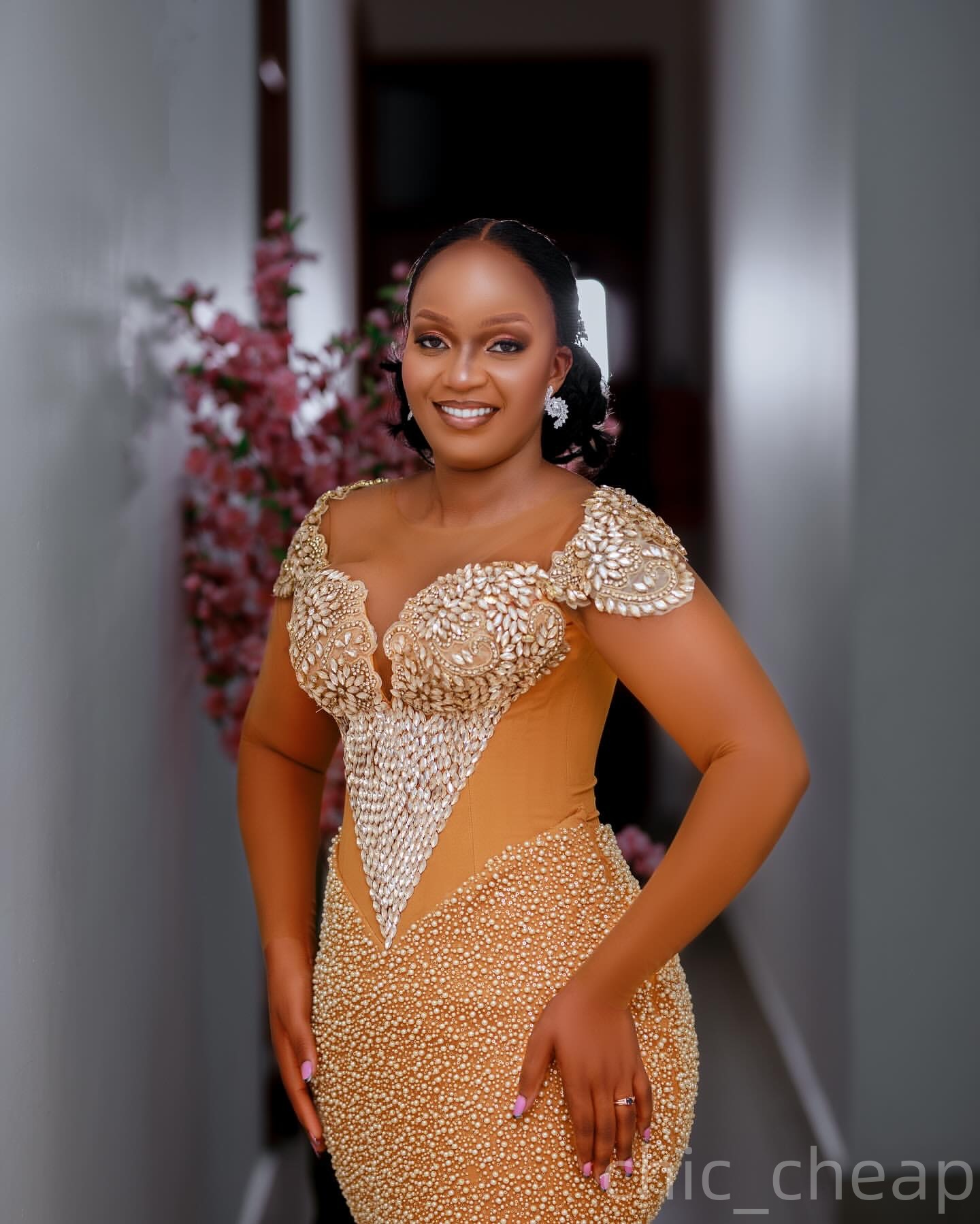Mermaid Yellow Prom Dresses 2025 Crystals Beaded Sheer Neck Sparkly Evening Formal Party Second Birthday Engagement Gowns Plus Size Dress For Special 