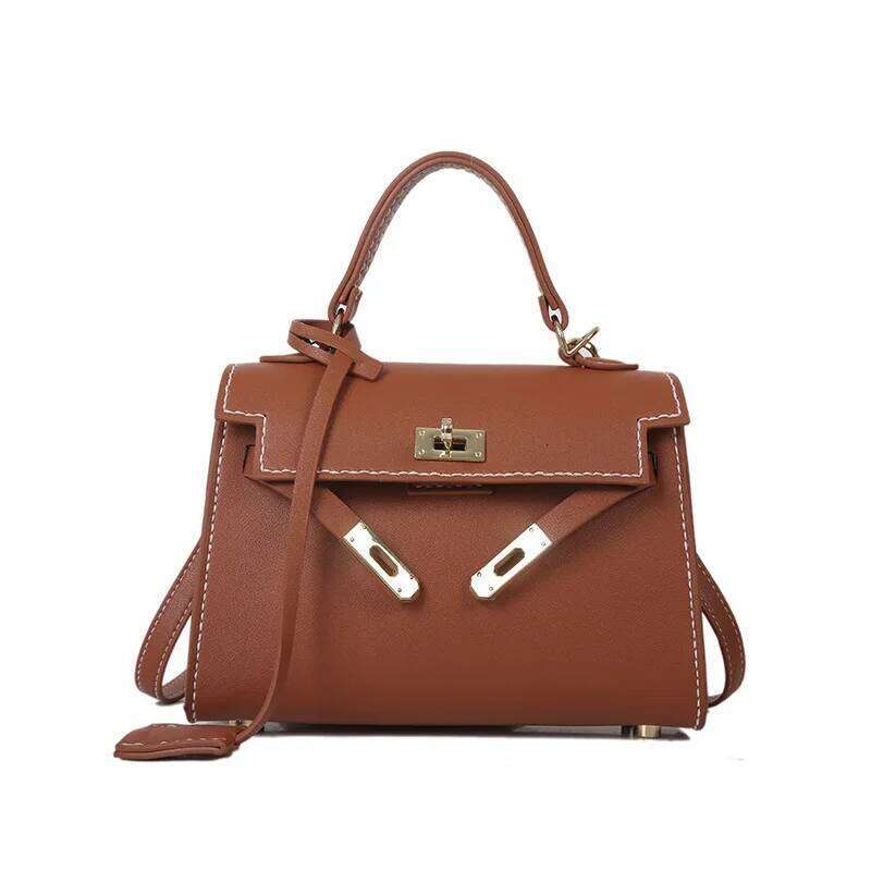 Evening Bags Mini Designer Fashion Bag For Women 19Cm Real Leather Portable Cowhide Single Shoulder