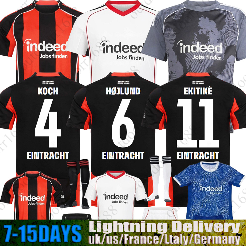 2025 2026TRIKOT 125 JAHRE 2025 125th JAHRE Eintracht Frankfurt Soccer Jerseys MARMOUSH M.GOTZE KNAUFF MARMOUSH SKHIRI KOCH 125 year anniversary football kits