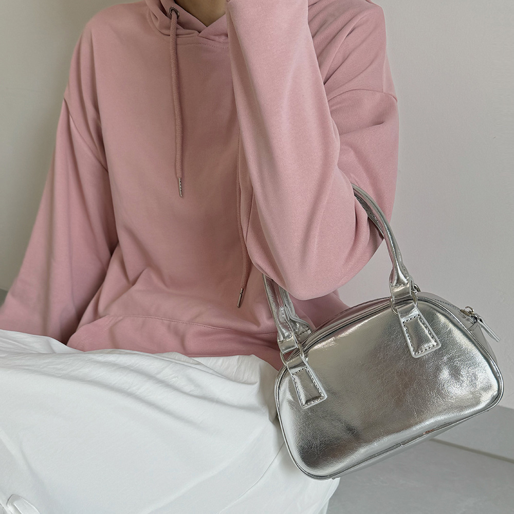 Red Autumn Winter Women Exquisite Korean Style Niche Design Handheld Bowling Versatile Crossbody Casual Small Square Bag ddmymarket