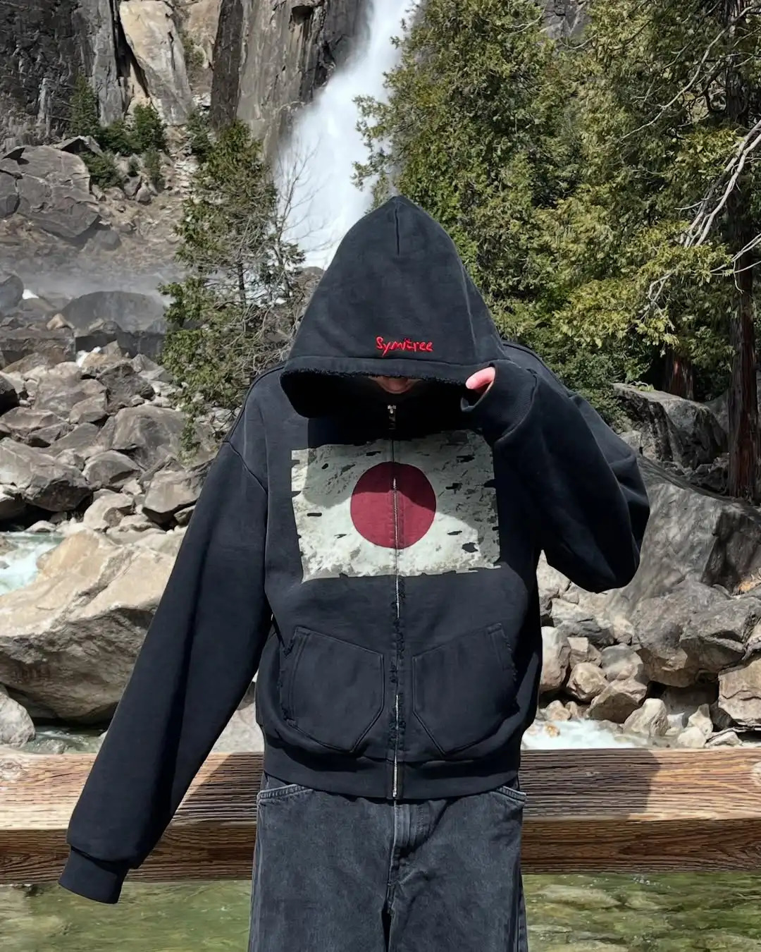 Black Y2K Hiphop Print Sweatshirt Japanese Streetwear Trendy Pullover for European Teens Men Urban Casual Hoodie Harajuku Korean 250811