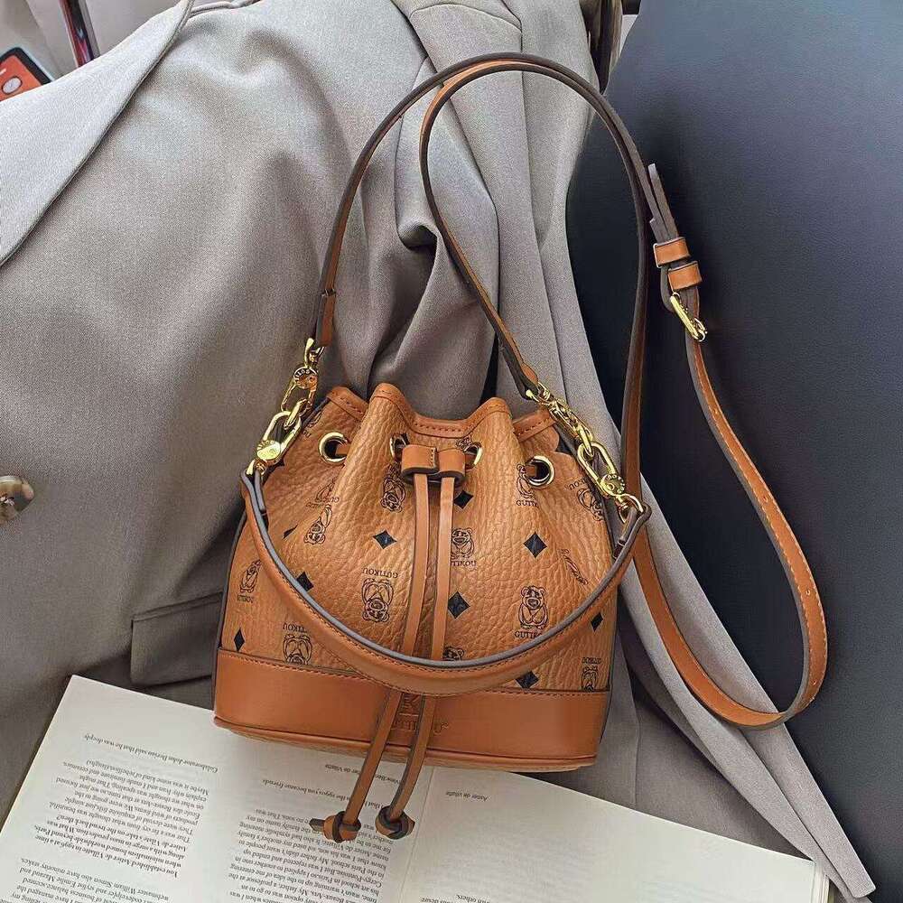 Gutiko Trendy Bags for Women This Year Versatile Bear New Fashion Crossbody Women's Handheld Bucket Bag