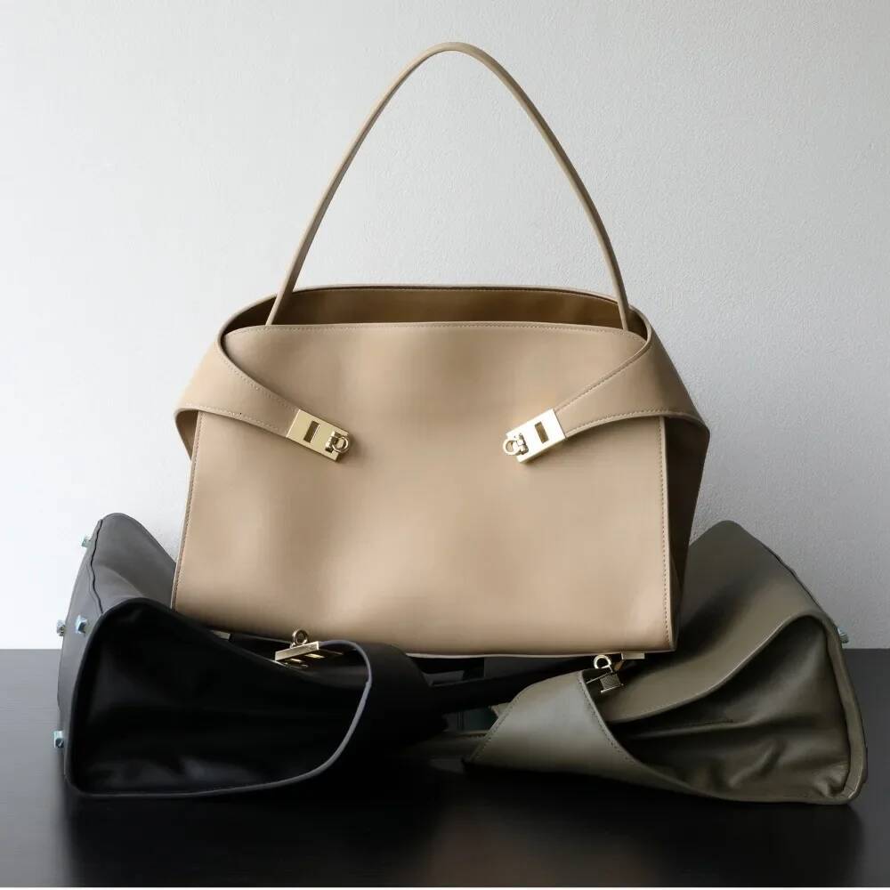 Niche Light High-end Leather Large-capacity First-layer Cowhide Women's Handbag Tote Bag Commuter Leisure Versatile high-quality