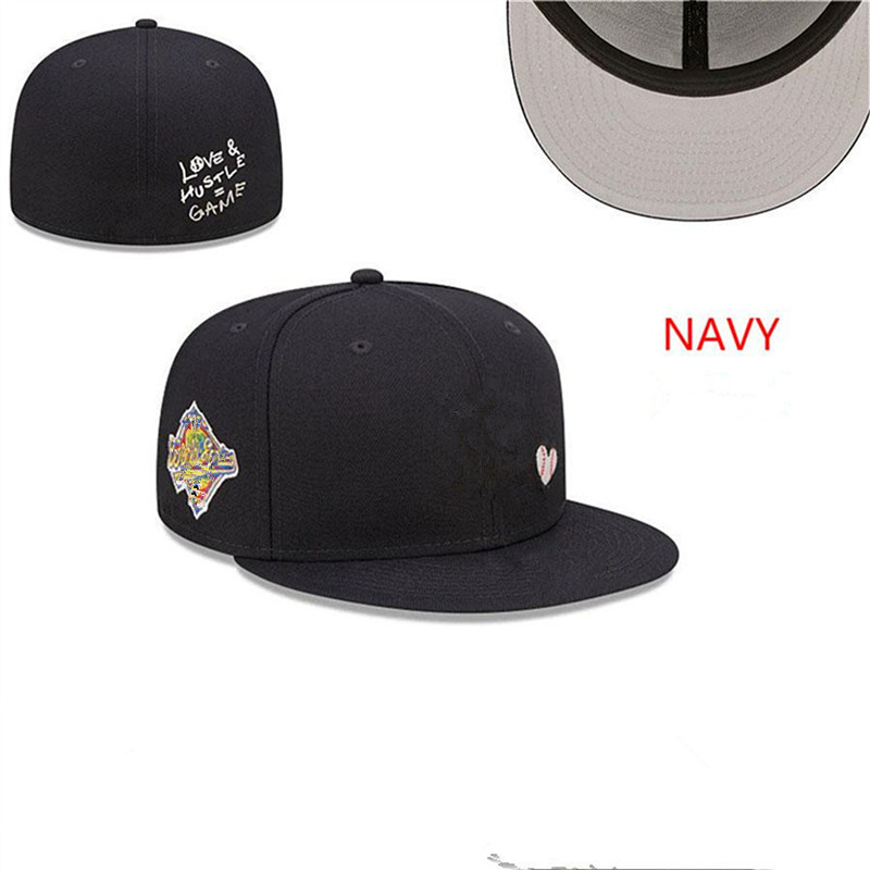 2025 New Fitted Designer Size Baseball Football Flat Casual Caps Letter Embroidery Cotton All Teams Sport World Patched Full Closed Hats Mix Order Siz