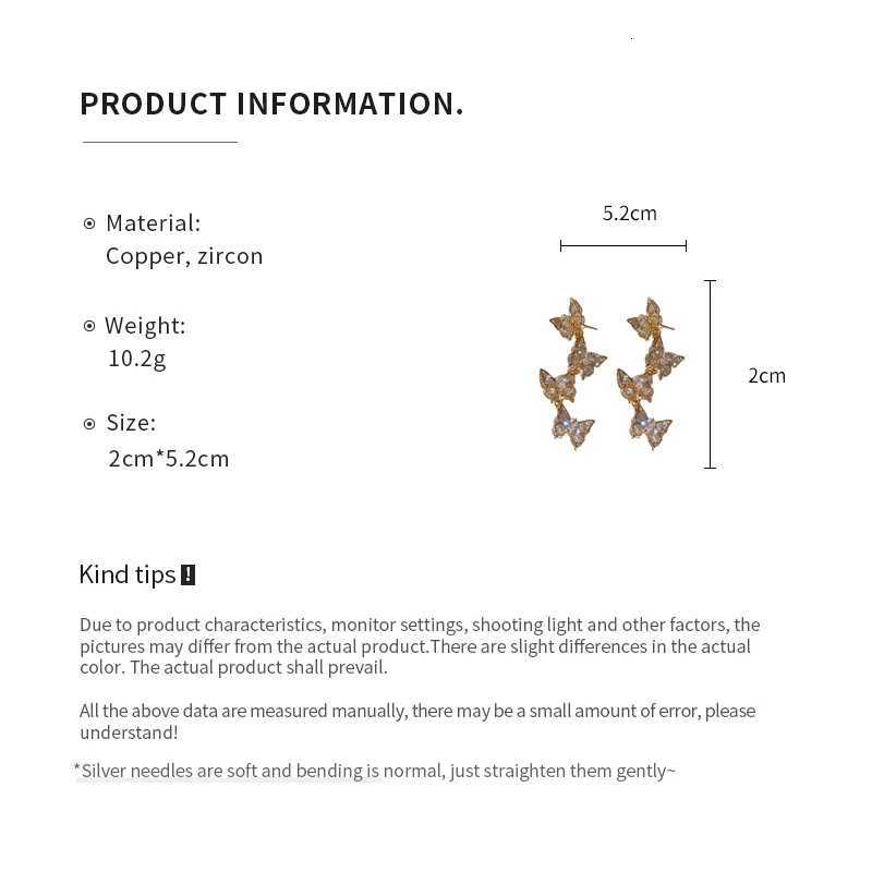 Sparkly Zircon Butterfly Earring Dangle Imitation Pearl Water Drop Womens Earrings Light Luxury Party Wedding Female Jewelry Y250812