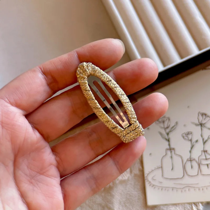 80 PCS/Lot Sparkly Ribbon Covered Snap Clips Baby Hairpins For DIY Accessories 250812