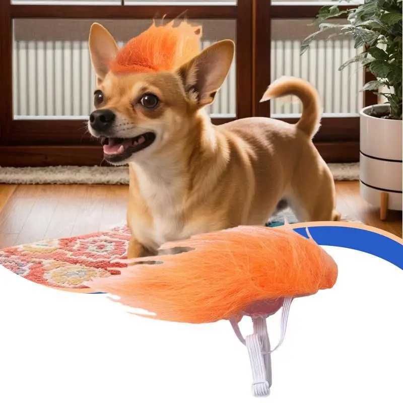 Cat Wig Orange Pet Fake Hair Cat Cosplay Decoration Pet Headwear Costume For Halloween Christmas Travel Indoor Outdoor Gathering XJ250813