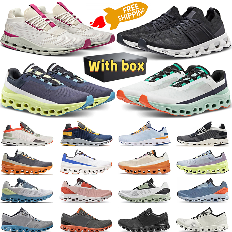 free shipping designer running shoes on cloudes mens sneakers Triple Black Navy Blue Grey Rose Red womens wholesale jogging walking shoe