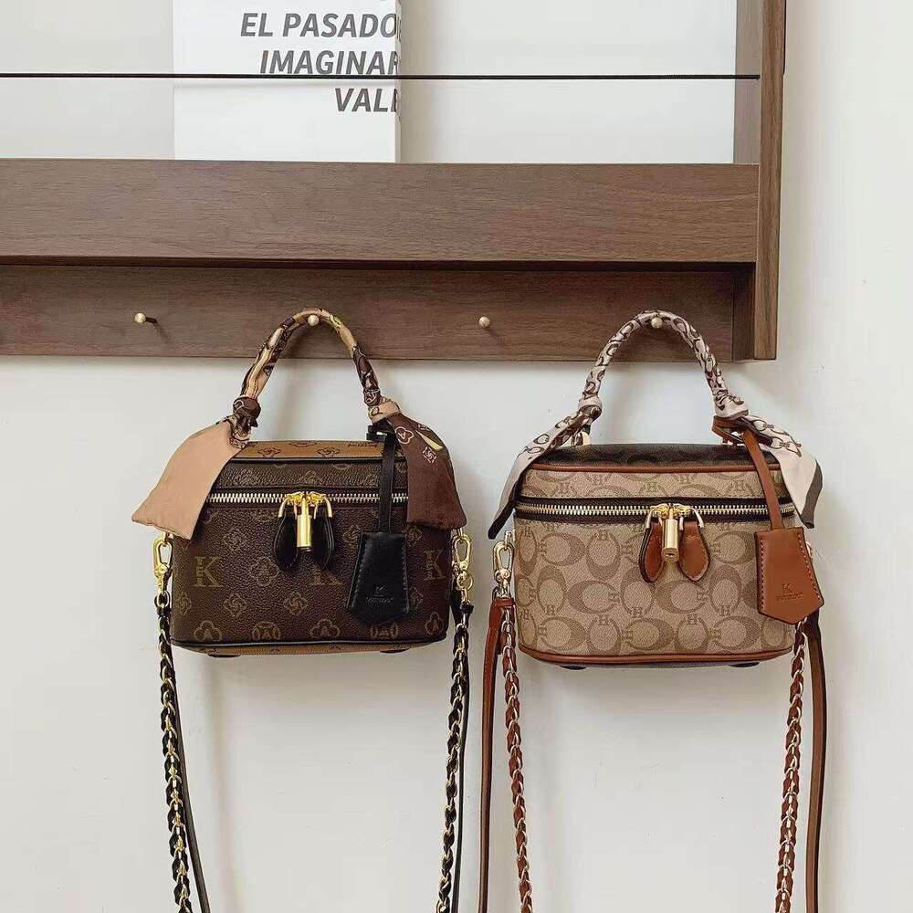 Gutiko Luxury Women's Crossbody New Handbag Single Shoulder Printed Bucket Box Bag