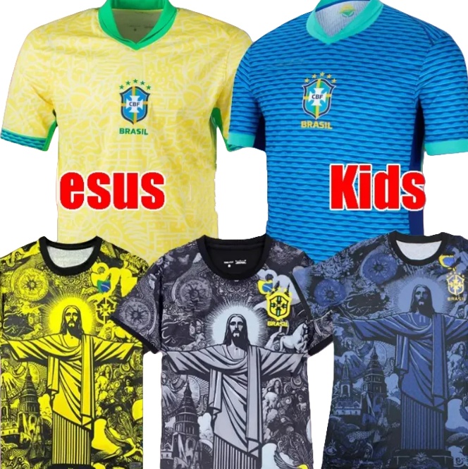 2024 2025 Brazil NEYMAR JR Special Edition 25 26 RICHARLISON Camiseta RAPHINHA PAQUETA VINI JR RODRYGO Brasil football kits soccer shirt men kids