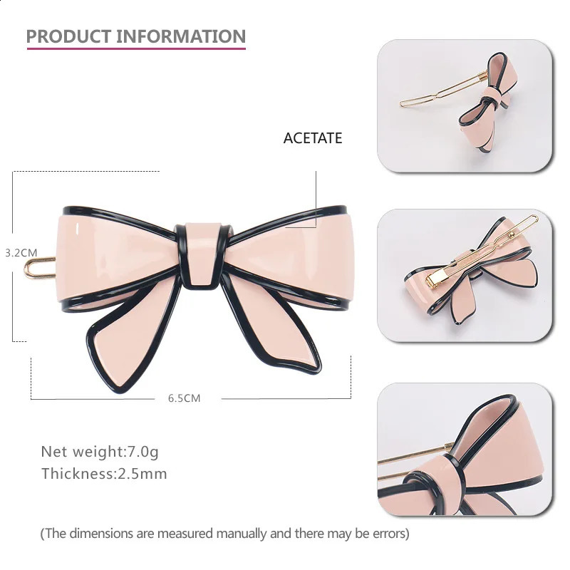 Fashion Butterfly Hair Clip Barrette Pins for Women Girls Fine A Paris French Hair Jewelry Ornament Accessory - Bridal 250812