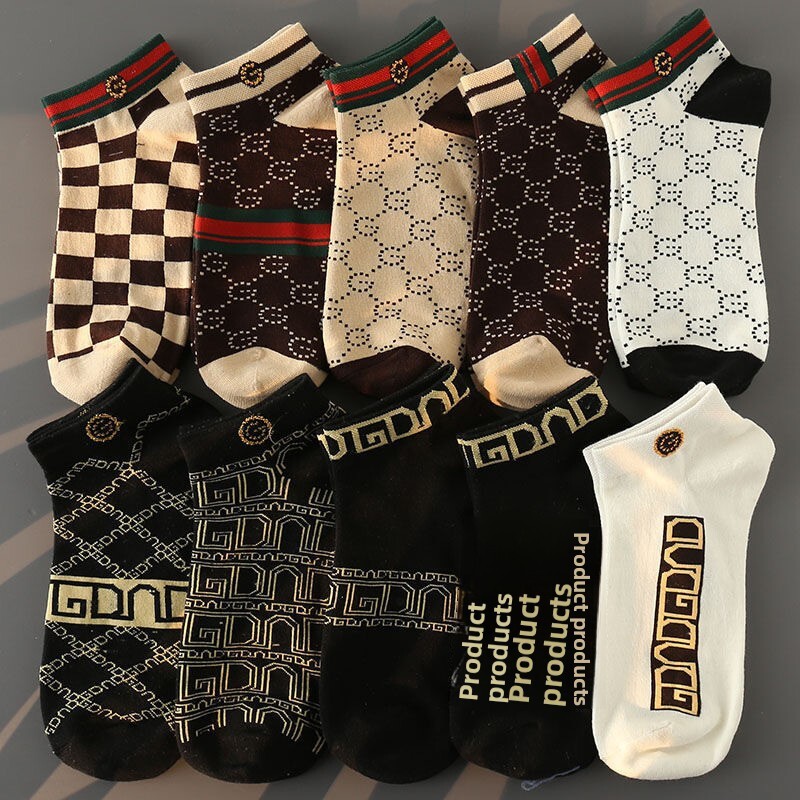 Summer Thin Deodorant Short Ins Versatile High Appearance Korean Style Cool Trend Low Cut Men's Boat Socks