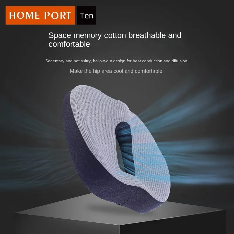 Memory Foam Seat Cushion Orthopedic Pillow Coccyx Office Chair Cushion Support Waist Back Pillow Car Seat Hip Massage Pad Sets 250811