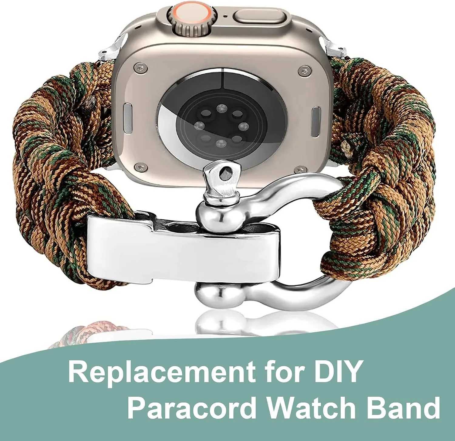 4Pcs Paracord Bracelet Buckle Adjustable Metal Bow Anchor Clasp D Shackle Clip Side Release For Survival Bracelet Accessories W250813