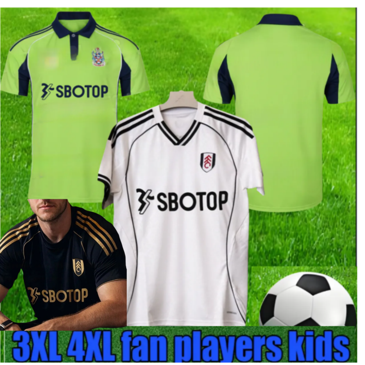 3XL 4XL 25 26 Fulham SMITH ROWE MUNIZ ANDREAS CAIRNEY RAUL FULHAMS football shirt soccer Jerseys MITROVIC ROBINSON 2025 2026 WILSON Men kids Children kit