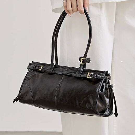 Hot Selling Faionable Retro Leather Oulder Women's Handbag Oil-Waxed Cowhide Crossbody Bag High Quali Briti Sle Casual Scene Designer Bags