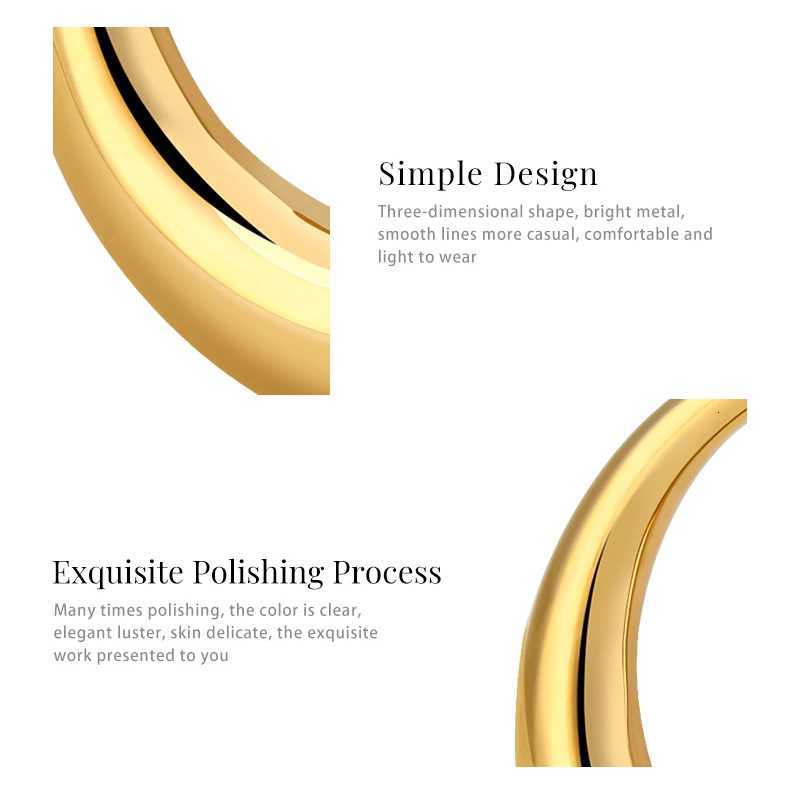 Round Blank Hoop Earrings Gold Color Fashion Jewelry For Women Cute Geometric Circle Hoops Earings Gift Aros Y250812