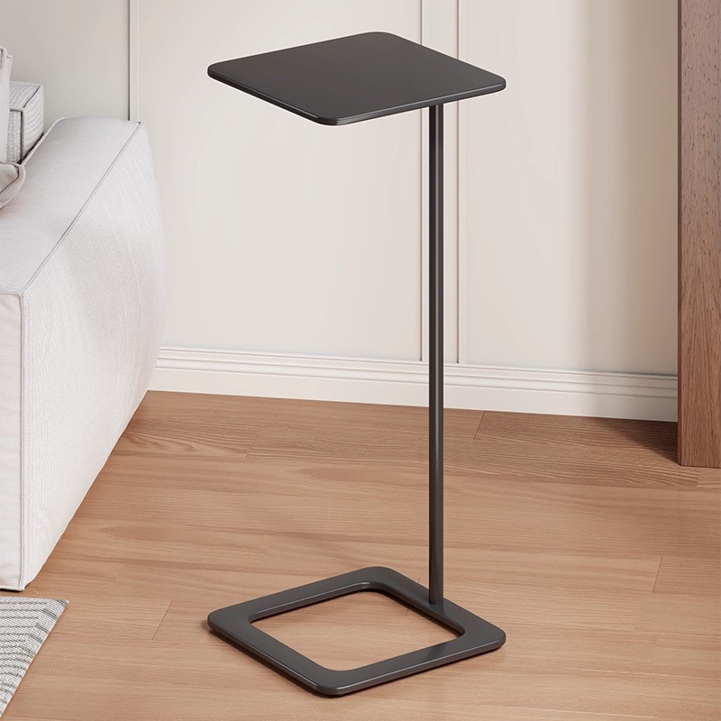 M8165 Small apartment simple square solid wood legs balcony tea table sofa side table