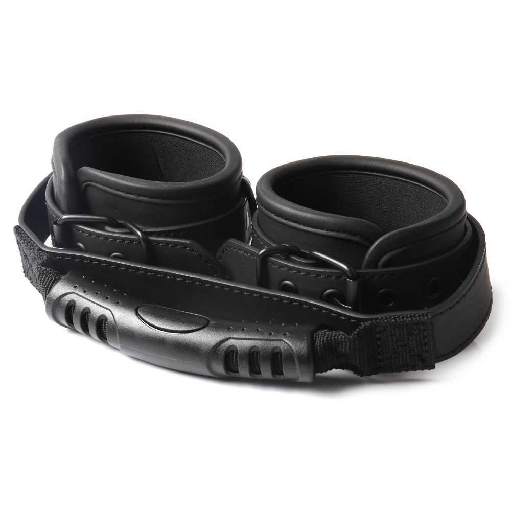 Pull Handle Erotic Handcuffs Restraints Master Slave Training Shackles BDSM Games Bondage Wrist Cuffs Sex Toys For Couples XJ250813