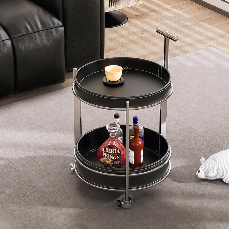 M8134 Living room sofa simple coffee table home small apartment with wheel rack