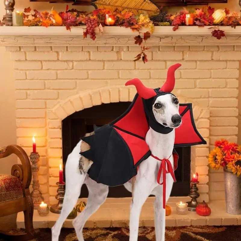 Dog Costume Cats Dog Vampires Costume Props Halloween Pet Photoshoots Cloak XJ250813