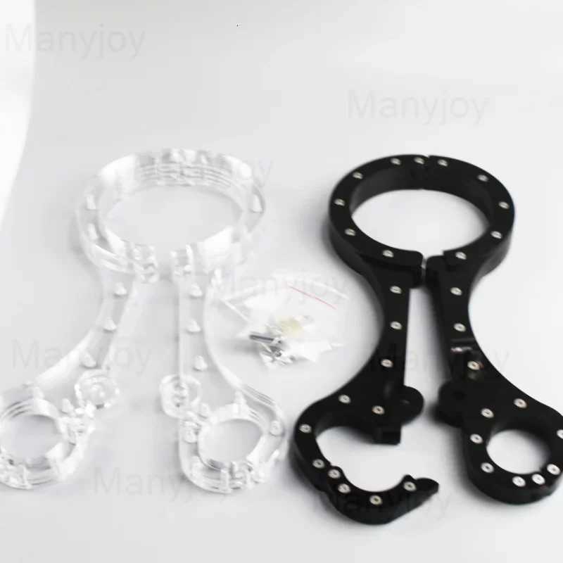 Crystal Wrist Oval Handcuffs Pillory Neck Collar Cangue Slave Thumbcuffs Finger Lock Restraints BDSM Bondage Yoke Adult Sex ToysXJ250813