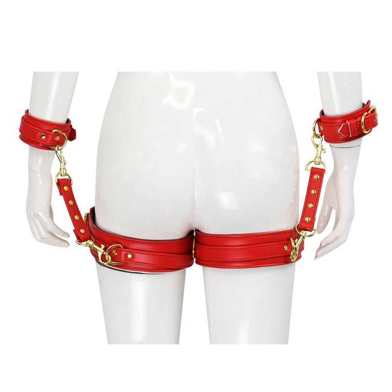 Sex Products Erotic Toys for Adults BDSM Sex Bondage Set Adult Games Handcuffs Ankle Cuffs Restraints Sex Toys for Couples XJ250813