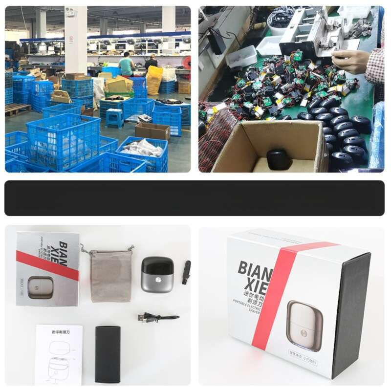 Mini Dual Head Shaver Portable Men S Full Body IPX Waterproof Rechargeable Beard Trimmer