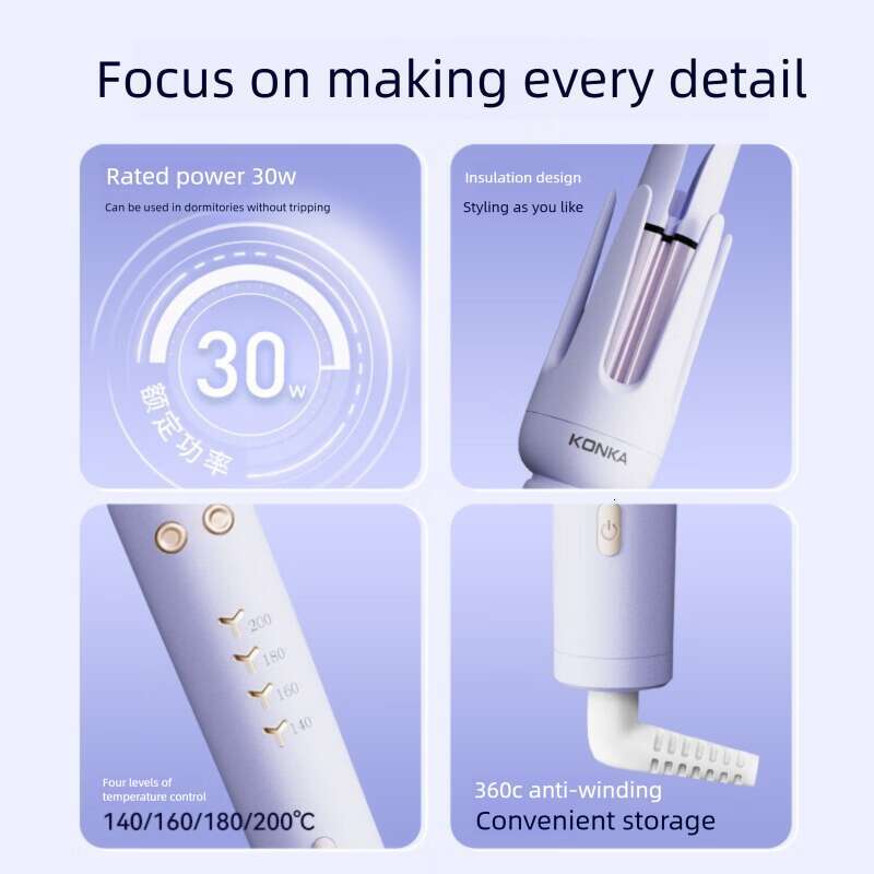 Premium Selection Konka Negative Ion Electric Automatic Lazy Magic Curling Iron Long Lasting