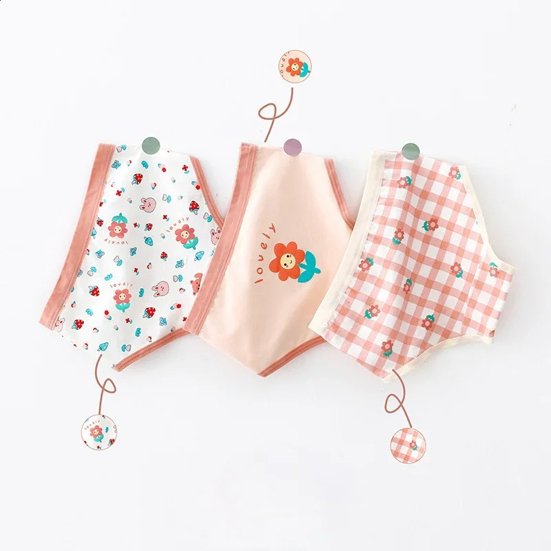 HoneyCherry Childrens Underwear Girls Cotton Boxer Shorts Baby Girl Panties Wholesale Clothing For 250812