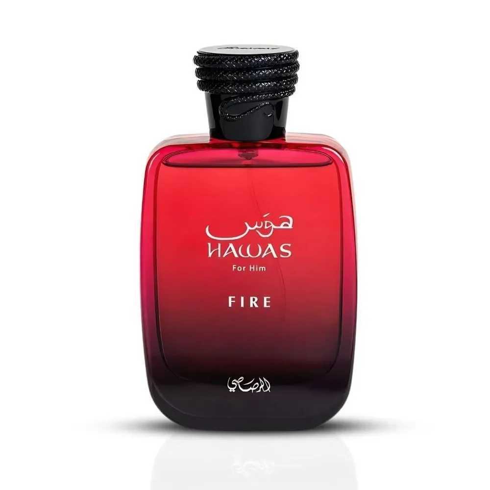RASASI Hawas Fire Eau De Parfum Spray 100ML (3.4 Oz) - Bold Long Lasting Arabian Perfume For Men With A Fiery M250813
