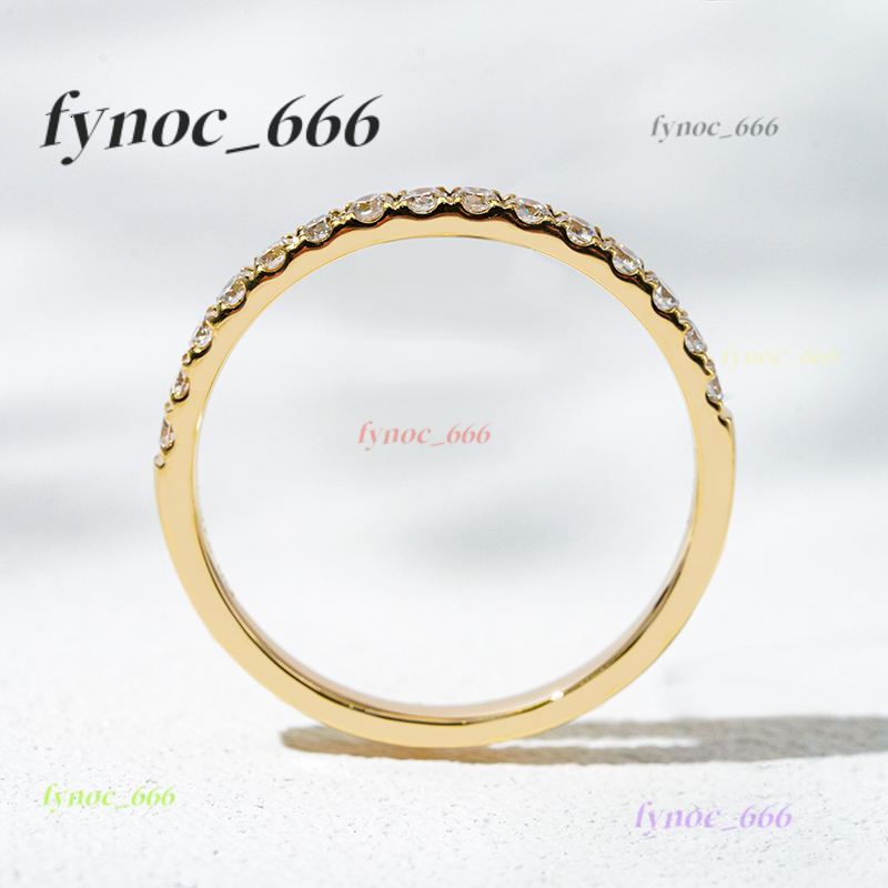 Wholesale Round Diamond Eternity Band Ring 18K Solid Gold CTW 0.3CT Wedding Band Ring
