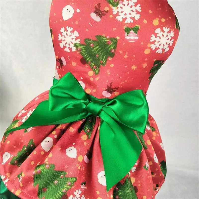 Christmas Pattern Pet Dress Lovely Festive Elegant Comfortable Holiday Pet Clothing Christmas Dress Unique Eye-catching New XJ250813
