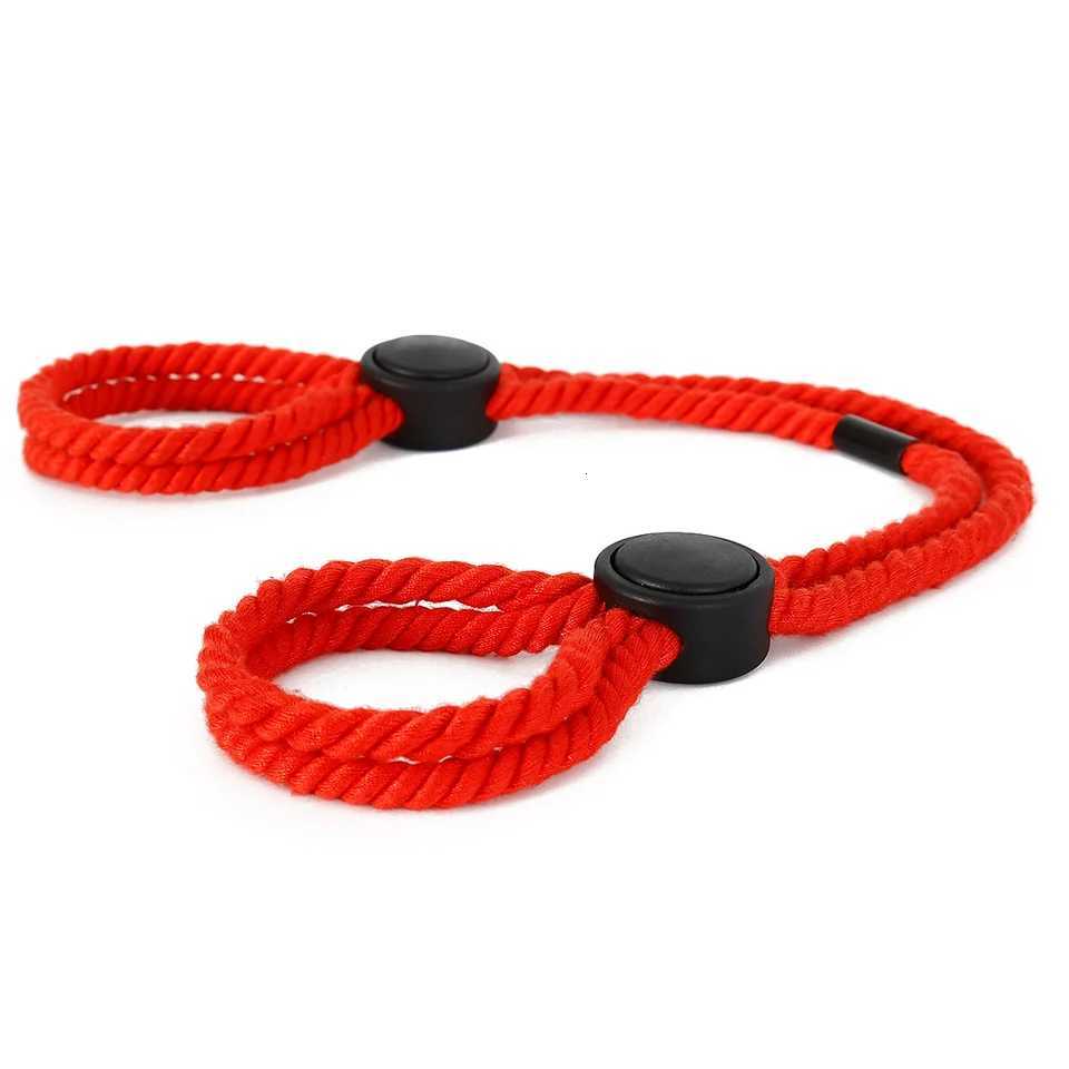 Adjustable Rope Handcuffs Erotic Slave BDSM Bondage Restraint Rope Ankle Cuffs Sex Toys For Women Men Fetish Adult Games XJ250813