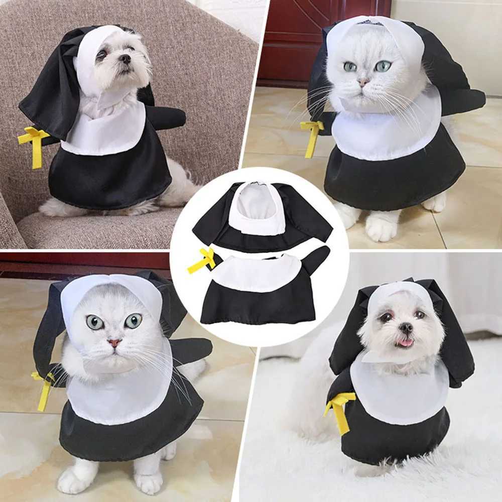 Halloween Pet Transformation Clothes Dog Cat Costume Headwear Dress Set Festival Funny Dog Clothes Cat Standing Dress Pet Dress Up XJ250813