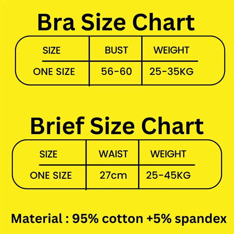 Cotton Girls Panties And Bras Sets Teenage Training Bra Panty Set Solid Kids Sports Briefs Underwear 250812